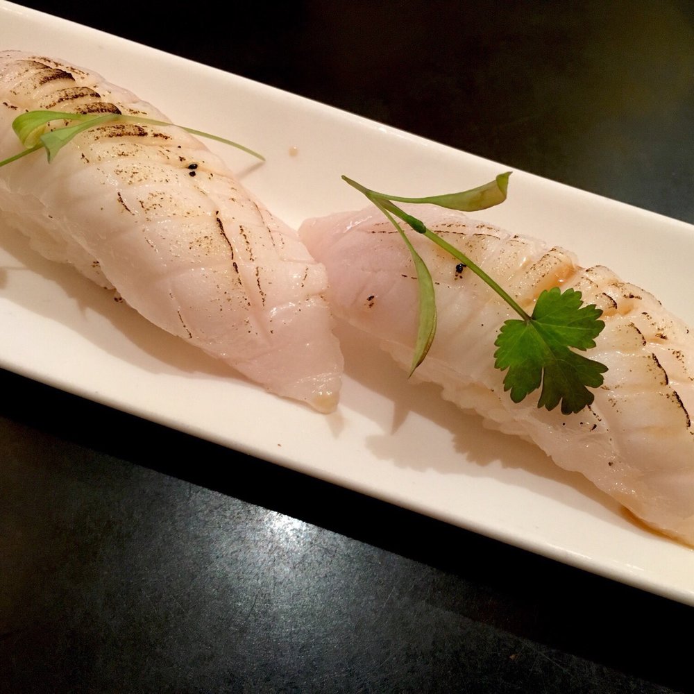 Tona - Torched sablefish (black cod) nigiri - Sushi Bars Near Me - Ogden, Utah Tona - Torched sablefish (black cod) nigiri - Sushi Bars Near Me - Ogden, Utah