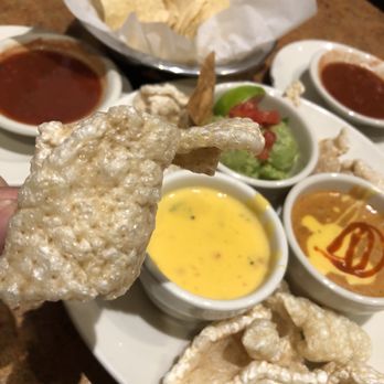 Abuelo's Mexican Restaurant - Chicharrones and trio dips for appetizers - Mexican Near Me - Hurst, Texas