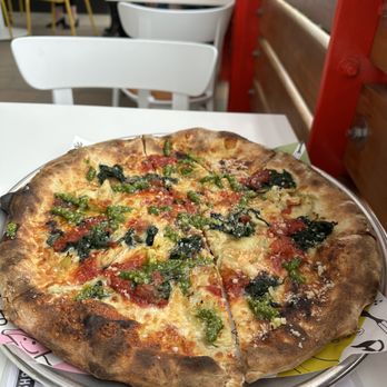 Pitfire Pizza - Spinach, Artichoke & Pesto pizza - Pizza Near Me - Orange, California Pitfire Pizza - Spinach, Artichoke & Pesto pizza - Pizza Near Me - Orange, California
