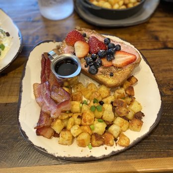 Egg Harbor Café - Strawberry Crunch French Toast - Breakfast & Brunch Near Me - Sandy Springs, Georgia Egg Harbor Café - Strawberry Crunch French Toast - Breakfast & Brunch Near Me - Sandy Springs, Georgia