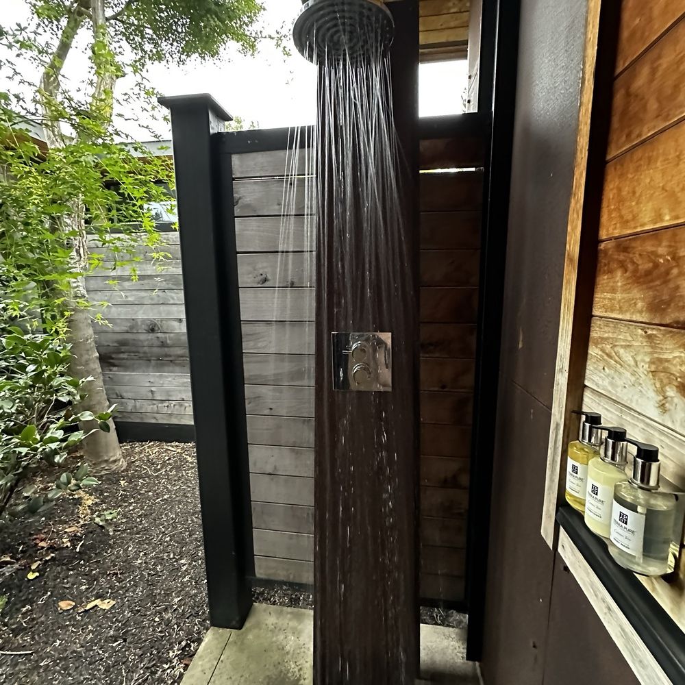 Bardessono Hotel and Spa - Outdoor shower - Hotels Near Me - Yountville, California