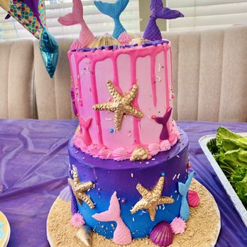Bake My Day - 2 Tier Mermaid Cake - Cupcakes Near Me - Rancho Cucamonga, California Bake My Day - 2 Tier Mermaid Cake - Cupcakes Near Me - Rancho Cucamonga, California