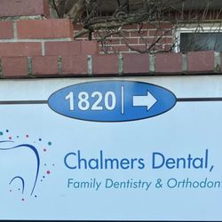 Chalmers Dental - Sign out front