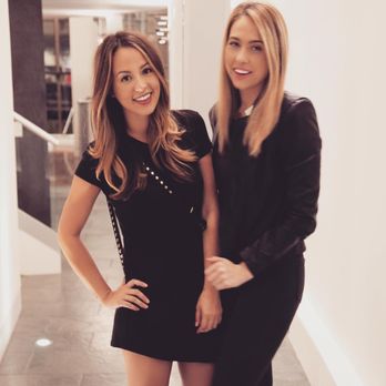 Curtis Looney - I'm a natural dark brown. This is my hair after Curtis took me lighter! I'm on the left. - Hair Stylists Near Me