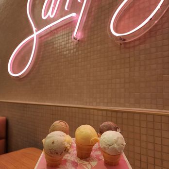 Sampaguita - Mini cone tastings. There is a regular size tasting too - Ice Cream & Frozen Yogurt Near Me - Orlando, Florida Sampaguita - Mini cone tastings. There is a regular size tasting too - Ice Cream & Frozen Yogurt Near Me - Orlando, Florida