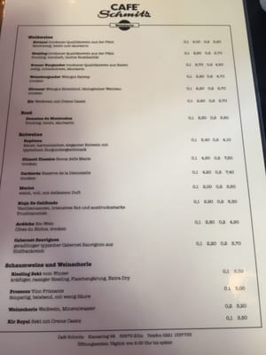 Menu photo 3 Café Schmitz Cologne, NW