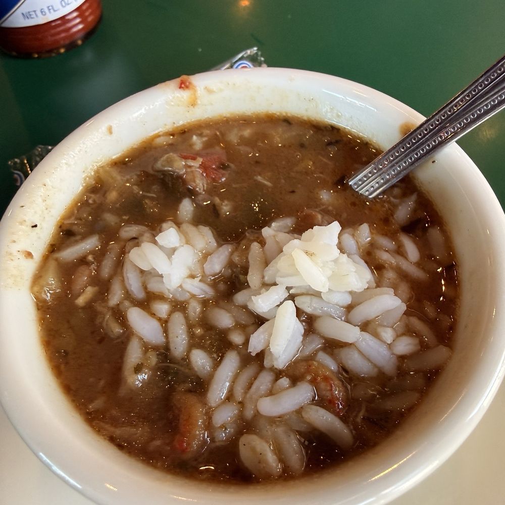 Wintzell's Oyster House - Tiny cup of gumbo - Seafood Near Me - Mobile, Alabama Wintzell's Oyster House - Tiny cup of gumbo - Seafood Near Me - Mobile, Alabama
