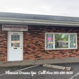 Exterior outside entrance of Pleasant Dreams Spa - Welcome to Pleasant Dreams Spa - Milford, Connecticut Exterior outside entrance of Pleasant Dreams Spa - Welcome to Pleasant Dreams Spa - Milford, Connecticut