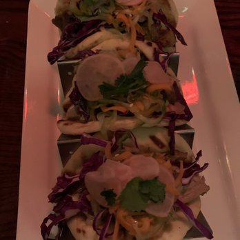 Rockwell Republic - Naan Pork Tacos.  Excellent flavor. - New American Near Me - Grand Rapids, Michigan