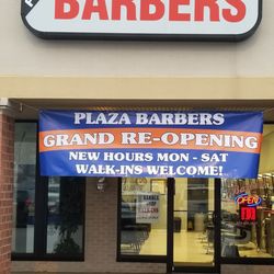 Plaza Barbers - New Barbers, New Hours, All Walk-Ins Welcome.
