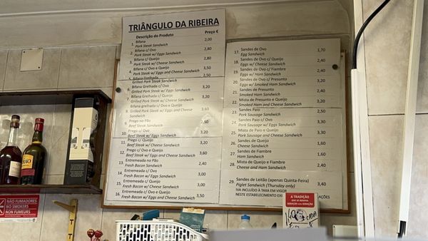 Menu photo 2 Triângulo da Ribeira Lisbon, 11