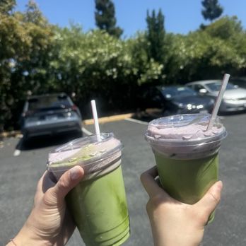 Cowboy Coffee - Putting my friend on the blueberry matcha latte - Coffee & Tea Near Me - Sunnyvale, California Cowboy Coffee - Putting my friend on the blueberry matcha latte - Coffee & Tea Near Me - Sunnyvale, California