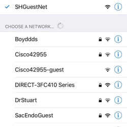 Sutter Imaging Campus Commons - Oooooh lala! FREE in office wifi! :) the search continues lol