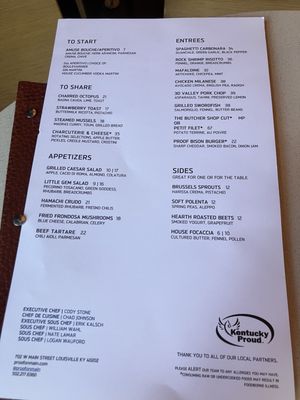 Menu photo 4 Proof on Main Louisville, KY Menu photo 4 Proof on Main Louisville, KY
