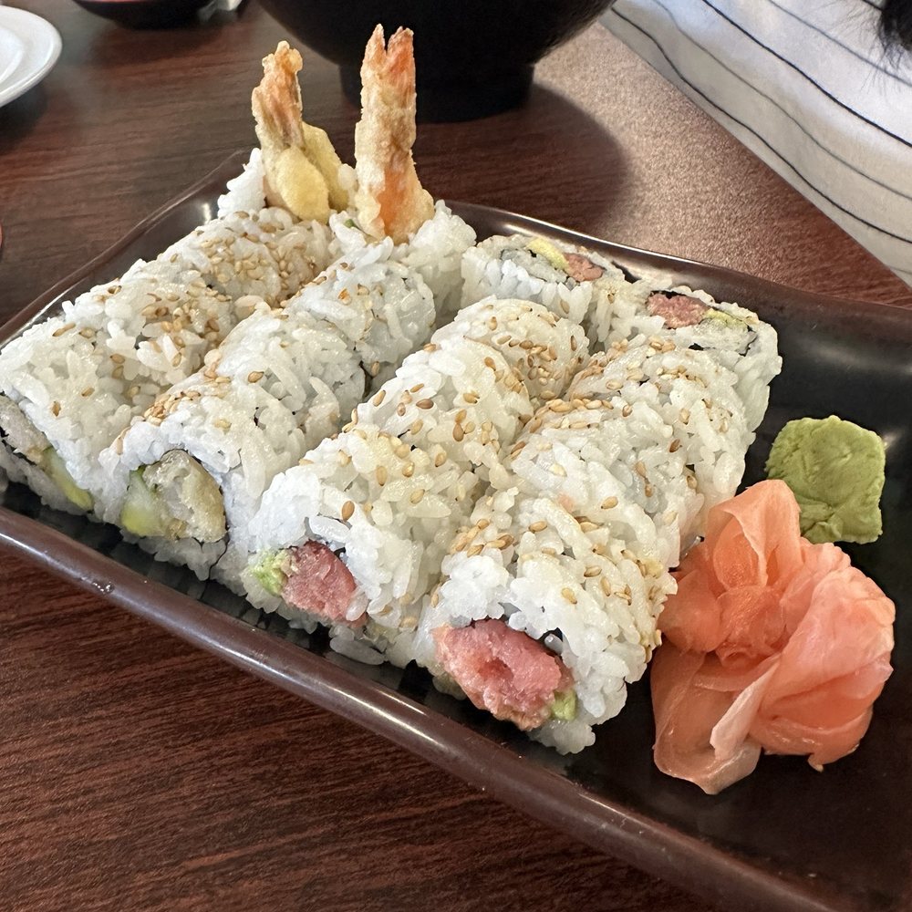 Shrimp Tempura Roll, Spicy Tuna Roll Shrimp Tempura Roll, Spicy Tuna Roll