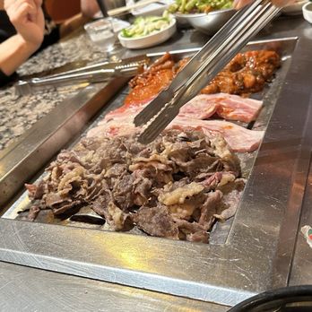 Handoo Korean Bbq - The $30 option still plenty of meat seafood choices! - Barbeque Near Me - San Diego, California