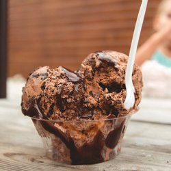 Tip Top Ice Cream Shop - Michigan Pot Hole with Hot Fudge