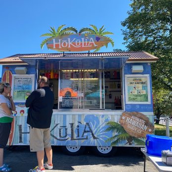 Hokulia Shave Ice - two people standing in front of a food truck - Shaved Ice Near Me - Sandy, Utah Hokulia Shave Ice - two people standing in front of a food truck - Shaved Ice Near Me - Sandy, Utah