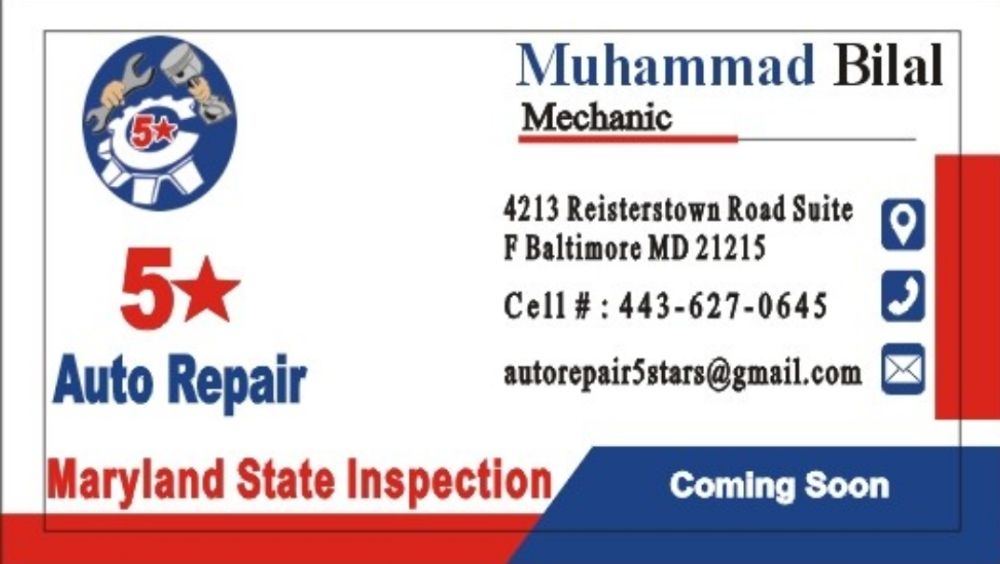 FIVE STARS AUTO REPAIR Updated September 2024 Request a Quote