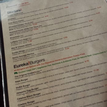 Eureka! - Burgers Near Me - Claremont, California