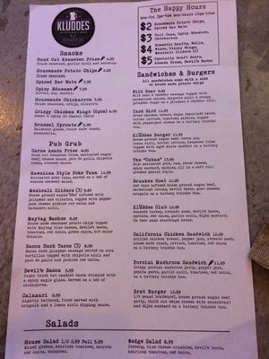 Menu photo 6 Kluddes Kitchen + Bar Redlands, CA