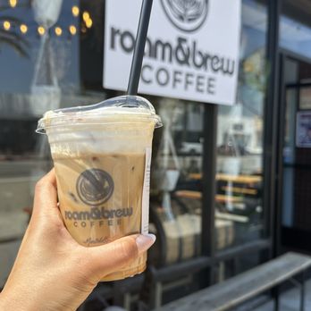 Roam & Brew Coffee - Brown sugar shaken espresso with almond milk - Coffee & Tea Near Me - Montebello, California
