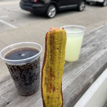 Pronto Pups - With mustard - Food Stands Near Me - Grand Haven, Michigan Pronto Pups - With mustard - Food Stands Near Me - Grand Haven, Michigan