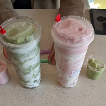 BesTeas Boba - Matcha and strawberry clouds - Bubble Tea Near Me - Norwalk, California