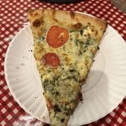 Ramunto's Brick & Brew Pizza - Spinach Artichoke slice