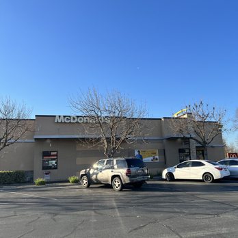 McDonald's - two cars parked in front of the restaurant - Burgers Near Me - Morgan Hill, California