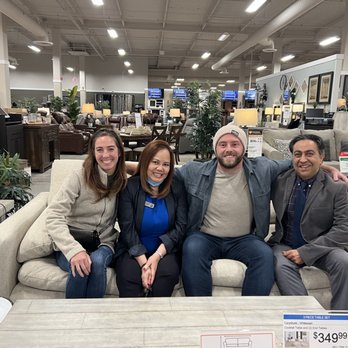 Ashley Store - Thanks to Ken and Evelyn at Ashley Furniture in Colma, Ca - we got a living room furnished and we couldn't be more excited! - Furniture Stores Near Me - Colma, California