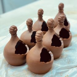 Art Off Center - Salt cellars thrown on the pottery wheel, custom order