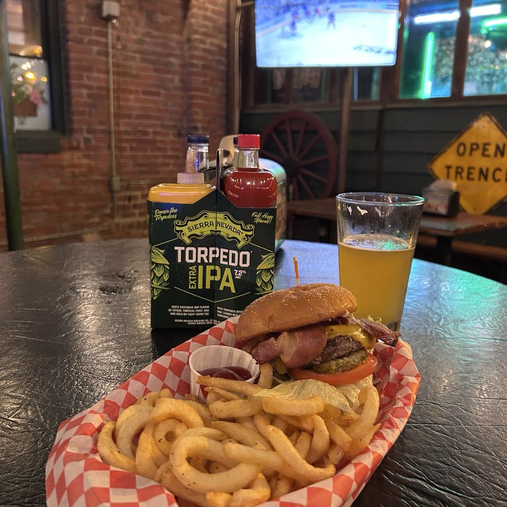 Madison Bear Garden - The Great Bacon Burger - Bars Near Me - Chico, California