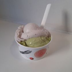 Østerberg Ice Cream - Hibiscus and aloe vera & Matcha