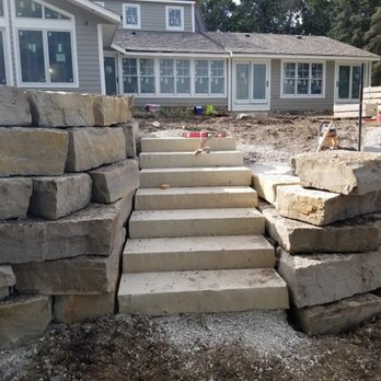 Precision Landscape Service - steps leading up to a house - Landscaping Near Me - Milwaukee, Wisconsin Precision Landscape Service - steps leading up to a house - Landscaping Near Me - Milwaukee, Wisconsin
