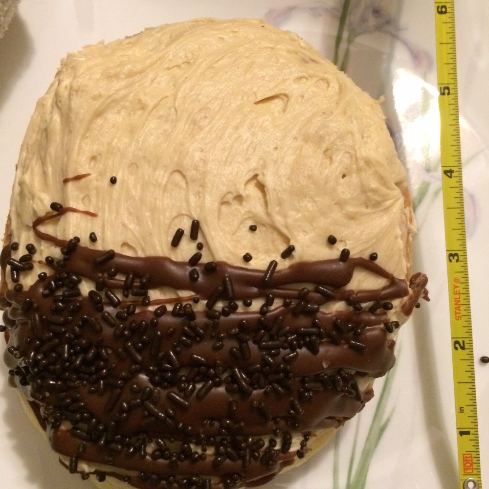 Strange Donuts - The 'Fat Baby Elvis'. 6"s of banana pudding, chocolate & peanut butter. - Donuts Near Me - Kirkwood, Missouri Strange Donuts - The 'Fat Baby Elvis'. 6"s of banana pudding, chocolate & peanut butter. - Donuts Near Me - Kirkwood, Missouri