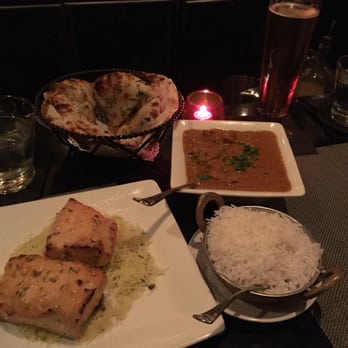Rasika - Black cod, chicken tikka, rice, goat cheese roti and garlic naan. Delicious! - Indian Near Me - Washington, DC, District of Columbia Rasika - Black cod, chicken tikka, rice, goat cheese roti and garlic naan. Delicious! - Indian Near Me - Washington, DC, District of Columbia