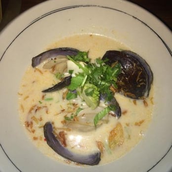 Langbaan - Mmmm coconut clam soup!! - Thai Near Me - Portland, Oregon