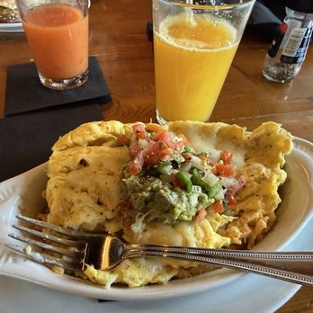 Scrambled Jake's - Sonora Scramble + fresh squeezed orange juice - Breakfast & Brunch Near Me - Knoxville, Tennessee