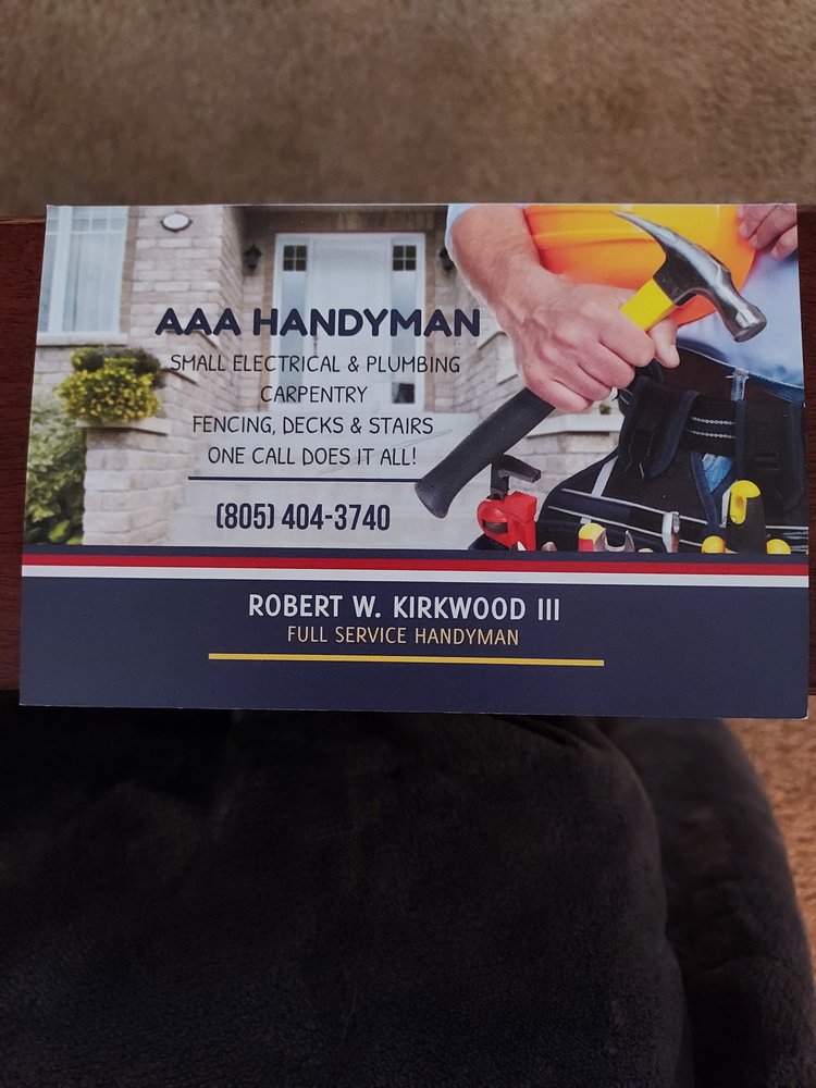 Slide of AAA Handyman