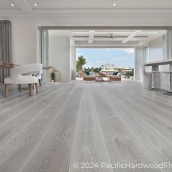 Pacific Hardwood Flooring - Grey European Oak Hardwood Floors Marina Del Rey