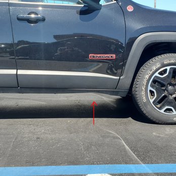 America's Tire - This is where they damaged the plastic trim on my car. - Wheel & Rim Repair Near Me - Millbrae, California