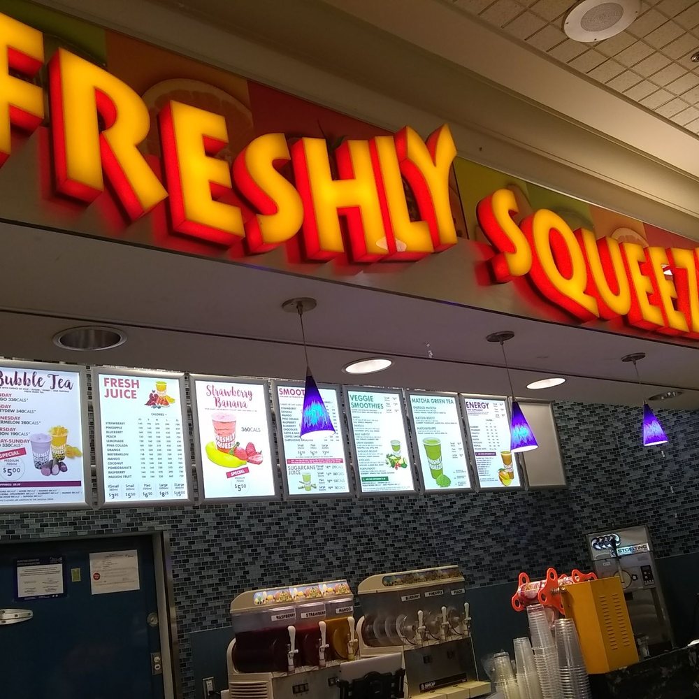 Freshly Squeezed - Storefront. It's inside Place d'Orleans Shopping Centre (not in the food court though). - Bubble Tea Near Me - Ottawa, Ontario Freshly Squeezed - Storefront. It's inside Place d'Orleans Shopping Centre (not in the food court though). - Bubble Tea Near Me - Ottawa, Ontario
