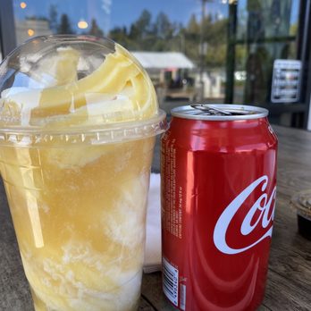 Matiki Island Barbecue - 3/28/2021 DOLE WHIP Size comparison - Hawaiian Near Me - Fullerton, California