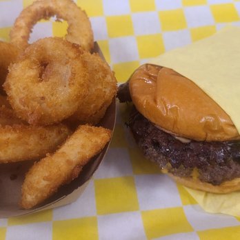 Eat Crispy Burger Encinitas - Onion Rings and Double OG Burger - Burgers Near Me - Encinitas, California