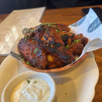 DL Macks - Honey smoked wings - New American Near Me - Dallas, Texas