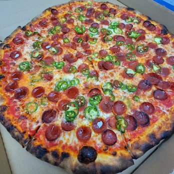 Pie Trap Pizza - The XXPLOSIVE * Red Sauce, Mozarella, Pepperoni, Jalepeño, Mike's Hot Honey - Pizza Near Me - Covina, California Pie Trap Pizza - The XXPLOSIVE * Red Sauce, Mozarella, Pepperoni, Jalepeño, Mike's Hot Honey - Pizza Near Me - Covina, California