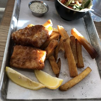 Chula Seafood Uptown - Fish and chips with papaya slaw. - Seafood Near Me - Phoenix, Arizona