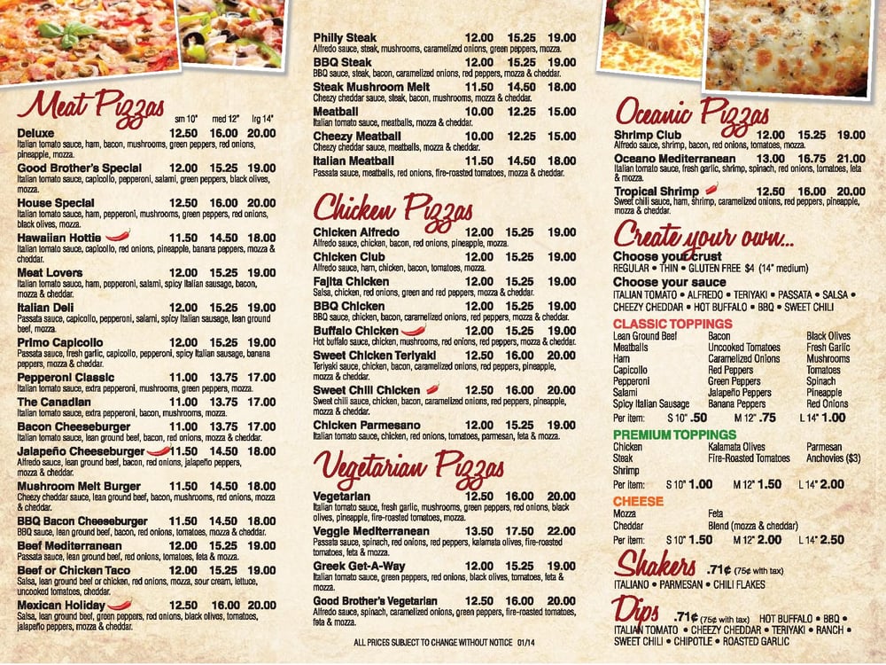 Good Brothers Pizza Logo