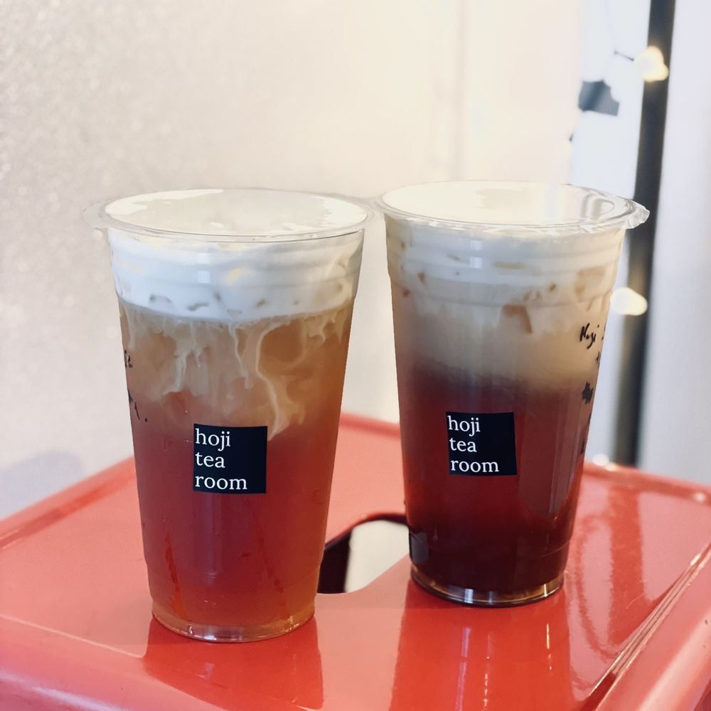 Hoji - Nilgiri + Sea Cream / Hojicha + Sea Cream - Bubble Tea Near Me - Redlands, California Hoji - Nilgiri + Sea Cream / Hojicha + Sea Cream - Bubble Tea Near Me - Redlands, California